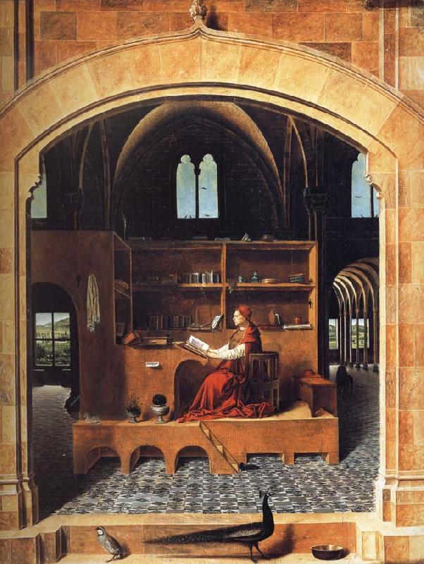 Antonello da Messina Saint Jerome in His Study Germany oil painting art
